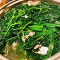 hiromioryo's cooksnap of when they made わが家定番☆ほうれん草と豚バラの常夜鍋.