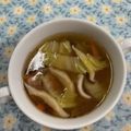 バウンド's cooksnap of when they made 白菜と茸のトロトロな中華スープ♪.