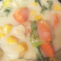 まわりてめくるん's cooksnap of when they made オリーブオイルと米粉のクリームシチュー.