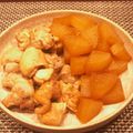 CASAmisa's cooksnap of when they made 豚の角煮♡リメイク♡大根と鶏肉の炒め煮.