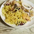 さくらん餅's cooksnap of when they made パパのお昼に‼︎小松菜&イカ焼きそば.