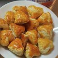 rumi_0508's cooksnap of when they made 簡単♡ハートのチョコパイ♡.