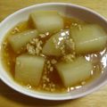 ナティララ's cooksnap of when they made 美味しい♪大根と鳥挽肉のあんかけ☆.