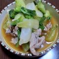 まりん１２２３'s cooksnap of when they made 豚肉とチンゲン菜のオイスターソース炒め.