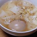 ﾋﾟﾛﾐ♡'s cooksnap of when they made ほっこり優しい★簡単ワンタンスープ.