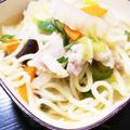 ゆるмαмα's cooksnap of when they made えっ！？やきそば麺で煮込みラーメン.
