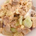 どぅど's cooksnap of when they made 豚バラとキャベツの卵とじ.