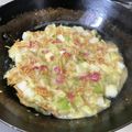 木苺のジャム's cooksnap of when they made スキレットで簡単！お家deひとりもんじゃ.