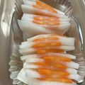 みょんとも's cooksnap of when they made 大根と人参のミルフィーユなます☆お節にも.