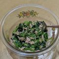 ラリー＆サラ's cooksnap of when they made ほうれん草のシーチキン和え.