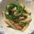 ベティ３'s cooksnap of when they made ちくわピーマンきんぴら.