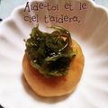 ひトみ's cooksnap of when they made ♡がんもにめかぶ乗せただけ♡.