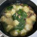 クック9P6O5D☆'s cooksnap of when they made ぷりぷり♡水餃子スープ♡.