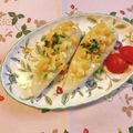yesmama's cooksnap of when they made 阿部の笹かまぼこのマヨコーンチーズ焼き.