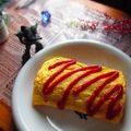 haruku221's cooksnap of when they made 卵焼き器で作る♪ニセオムライス.