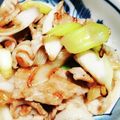 まぶたん's cooksnap of when they made 余ったしゃぶしゃぶ用豚バラ肉で長ネギ炒め.