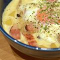 Nakatojias's cooksnap of when they made 朝食に♪カルボナーラ風スープ.