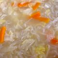 ポムポムポヨコ's cooksnap of when they made 白菜と白滝もやしのスープ！味噌ラーメン風.