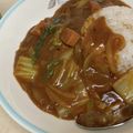 なるえり☆キッチン's cooksnap of when they made 舞茸とスパムの白菜カレー.