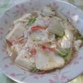 papepo☆'s cooksnap of when they made かにかま豆腐と白菜の生姜あんかけ.