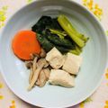 チェックのミニくま's cooksnap of when they made 豆腐と小松菜・ブナピーの煮物♪.