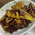 お天気マーク's cooksnap of when they made 簡単エコ☆さつまいもの皮で大学芋きんぴら.
