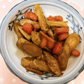 ＊なみへい＊'s cooksnap of when they made 簡単副菜！金時人参と牛蒡のきんぴら風煮物.