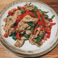 もんレシピ's cooksnap of when they made 簡単おかず【豚とピーマンのオイバタ炒め】.