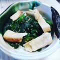 サクラージュ船頭鹿肉's cooksnap of when they made 薄揚げ入り☆☆ほうれん草のごま和え.