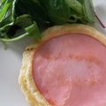 amileamila's cooksnap of when they made ハムとチーズのパンケーキ✿朝ごはんに～♪.
