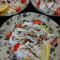 2児ママみきてぃ's cooksnap of when they made コストコチキンでチキンサラダ丼.
