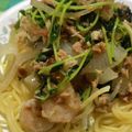 クック3K0769☆'s cooksnap of when they made 納豆とエビのパスタ.