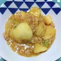 なぼのや's cooksnap of when they made カブのとろーりひき肉あんかけ.