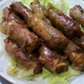 mash_wani's cooksnap of when they made 厚揚げでボリュームupな豚巻き.