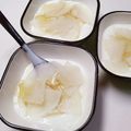 シビシビさん's cooksnap of when they made ヨーグルトに、ハニーなナシ♪.