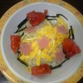 レアレアチーズ's cooksnap of when they made 子どもと一緒に☆七夕そうめん☆ミ.