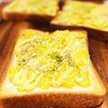 西＊絵子's cooksnap of when they made お手軽！スクランブルトースト.