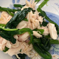 m11m11's cooksnap of when they made ほうれん草とささみの中華和え.