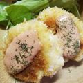ぐでまる。's cooksnap of when they made 揚げずにヘルシー☆海老カツ.