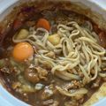 さおりん's cooksnap of when they made 鍋焼きカレーうどん.