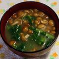 クッカーまさおちゃん's cooksnap of when they made 大根の葉のお味噌汁.