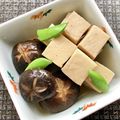 お料理ニャロメ's cooksnap of when they made お節◆高野豆腐と干し椎茸の煮しめ・含め煮.