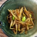 はちみつlove's cooksnap of when they made 簡単！ごぼうと枝豆のきんぴら.