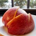 しじみごはん's cooksnap of when they made 皮剥きしない派♡～食べやすいりんご。.