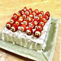 れもんらむね's cooksnap of when they made イチゴ星人★クリスマスケーキ♡.
