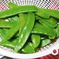 ﾋﾟﾛﾐ♡'s cooksnap of when they made 絹さや・サヤエンドウの茹で方.