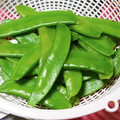 ﾋﾟﾛﾐ♡'s cooksnap of when they made 絹さや・サヤエンドウの茹で方.