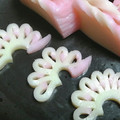 しまんちゅ44's cooksnap of when they made 簡単！かまぼこの飾り切り.