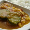 もこりこ's cooksnap of when they made チキンとズッキーニの夏カレー.