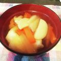マリメッコキッチン's cooksnap of when they made うちのお雑煮☆寒い日のお昼にも♪.
